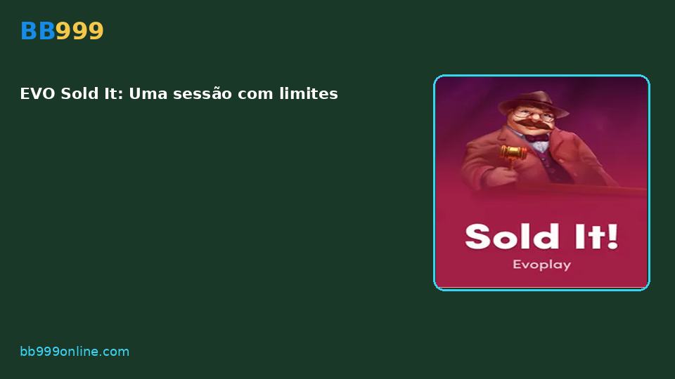 EVO Sold It — capa do catálogo BB999