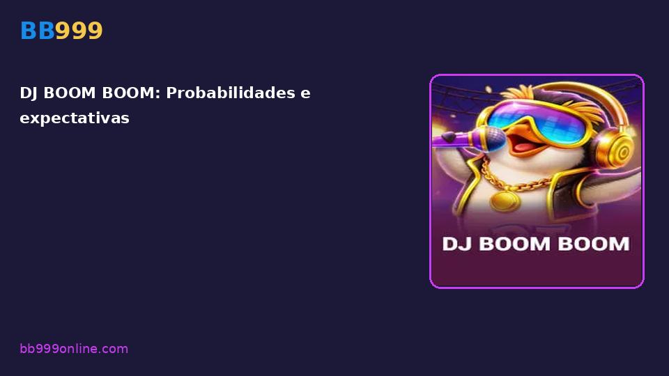 DJ BOOM BOOM — capa do catálogo BB999
