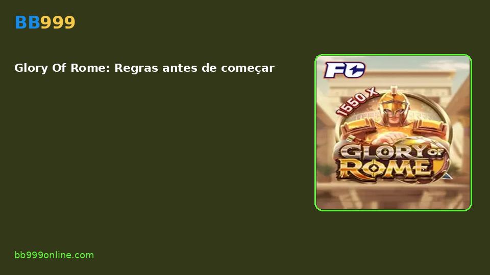 Glory Of Rome — capa do catálogo BB999