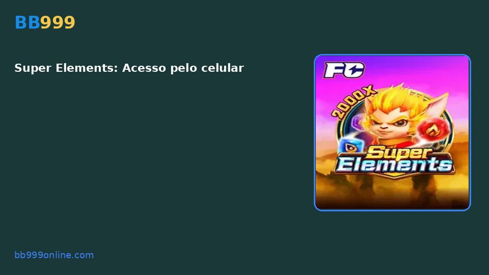 Super Elements — capa do catálogo BB999