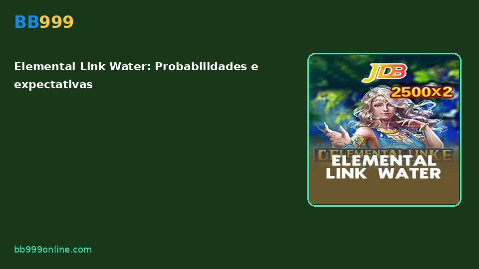 Elemental Link Water — capa do catálogo BB999