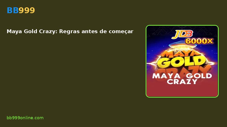 Maya Gold Crazy — capa do catálogo BB999
