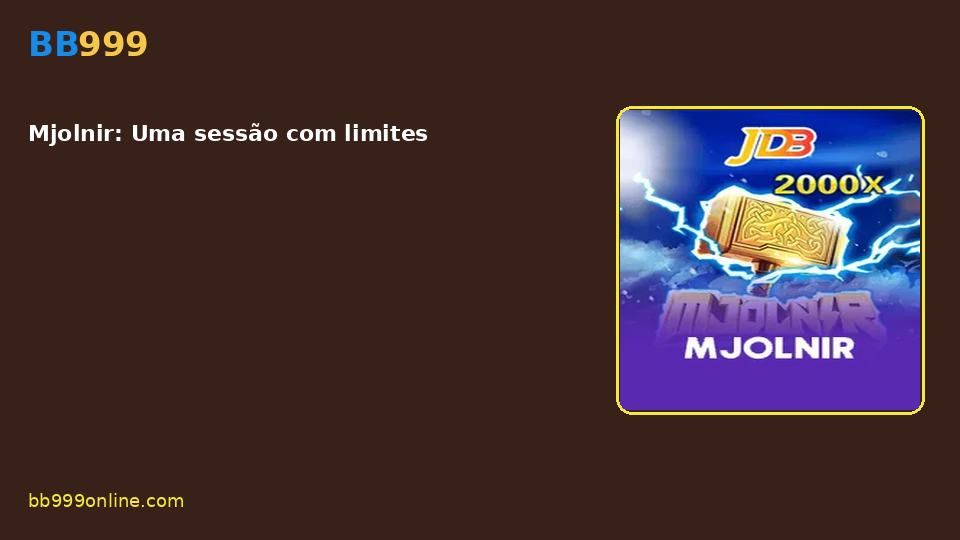 Mjolnir — capa do catálogo BB999
