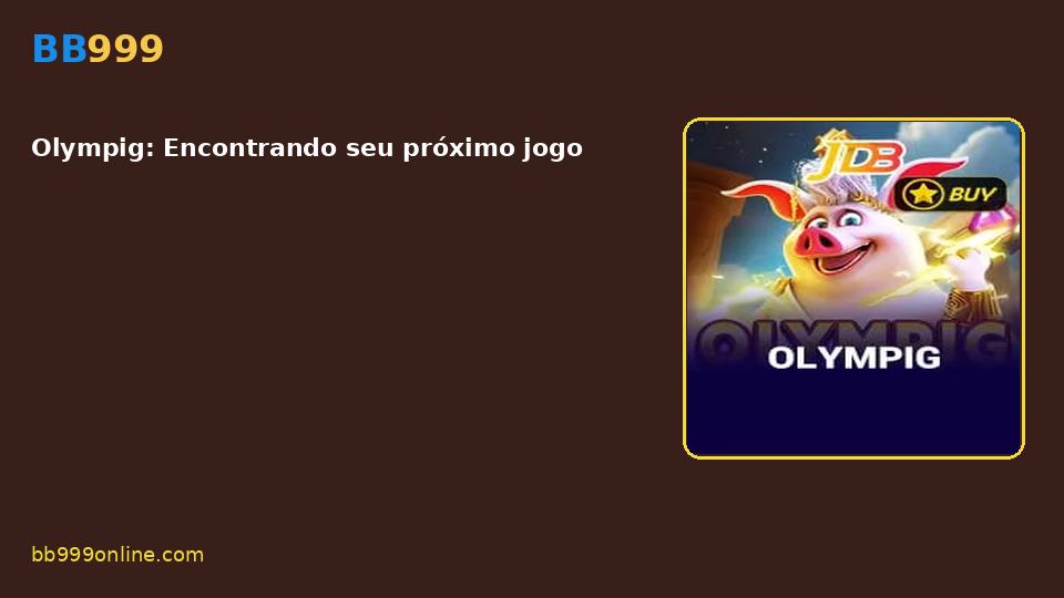 Olympig — capa do catálogo BB999