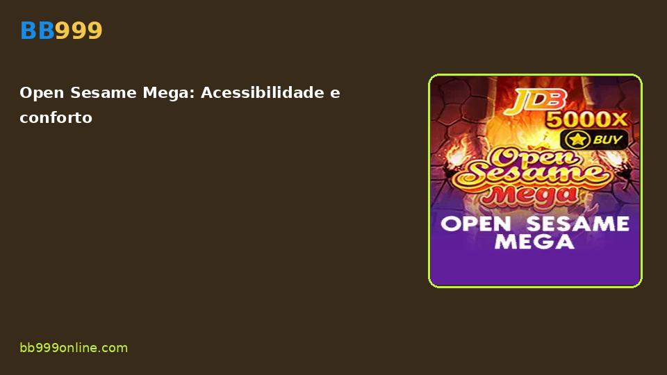 Open Sesame Mega — capa do catálogo BB999