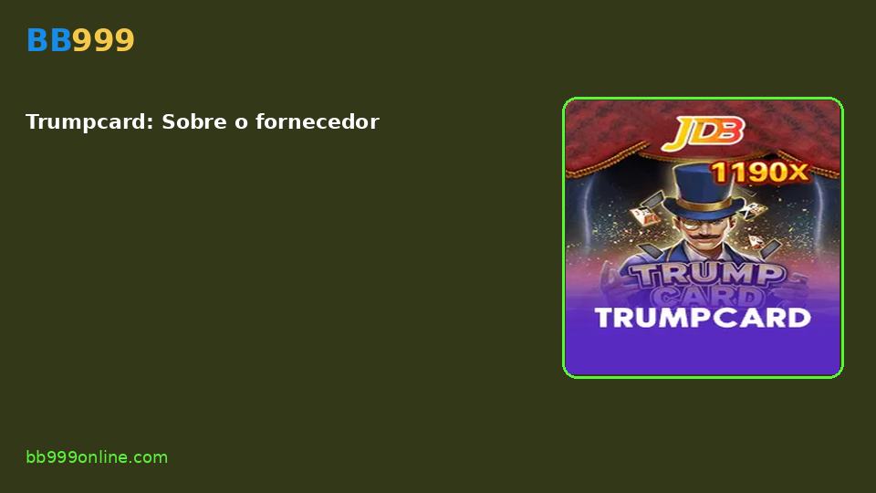 Trumpcard — capa do catálogo BB999