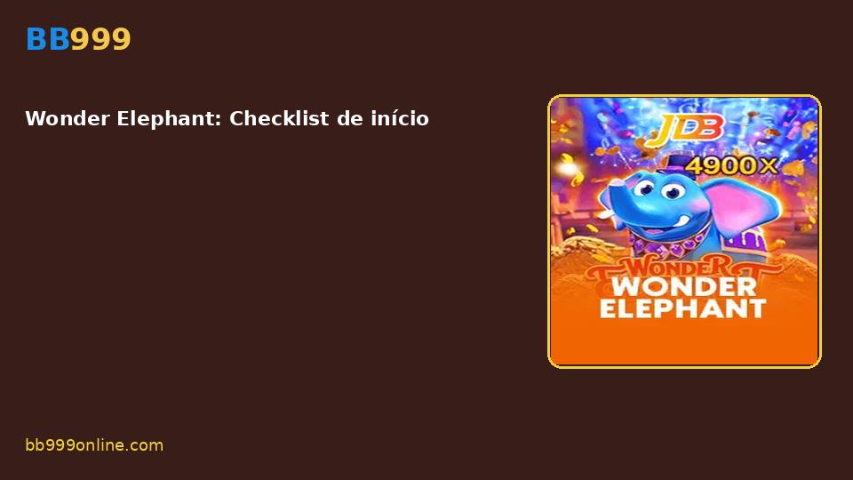 Wonder Elephant — capa do catálogo BB999