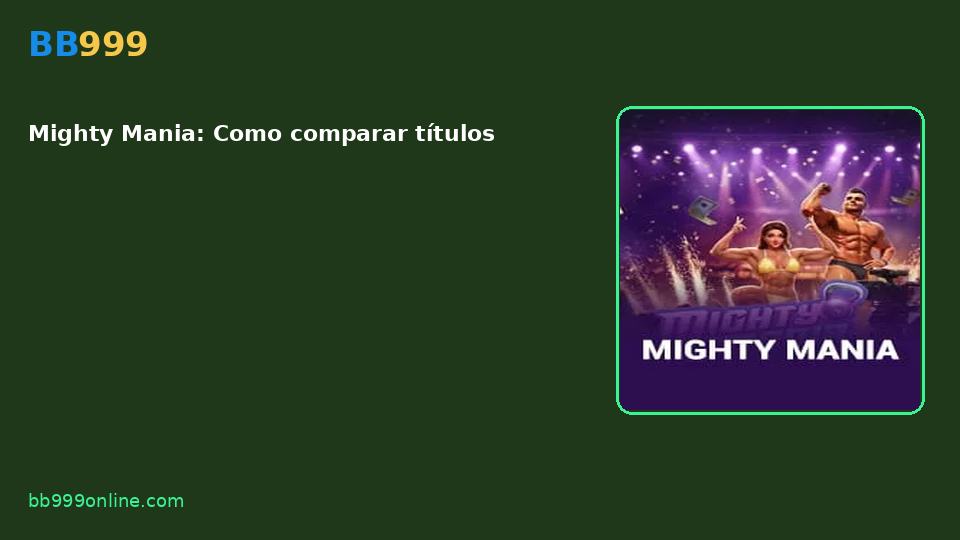 Mighty Mania — capa do catálogo BB999