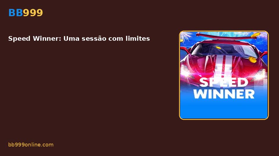 Speed Winner — capa do catálogo BB999