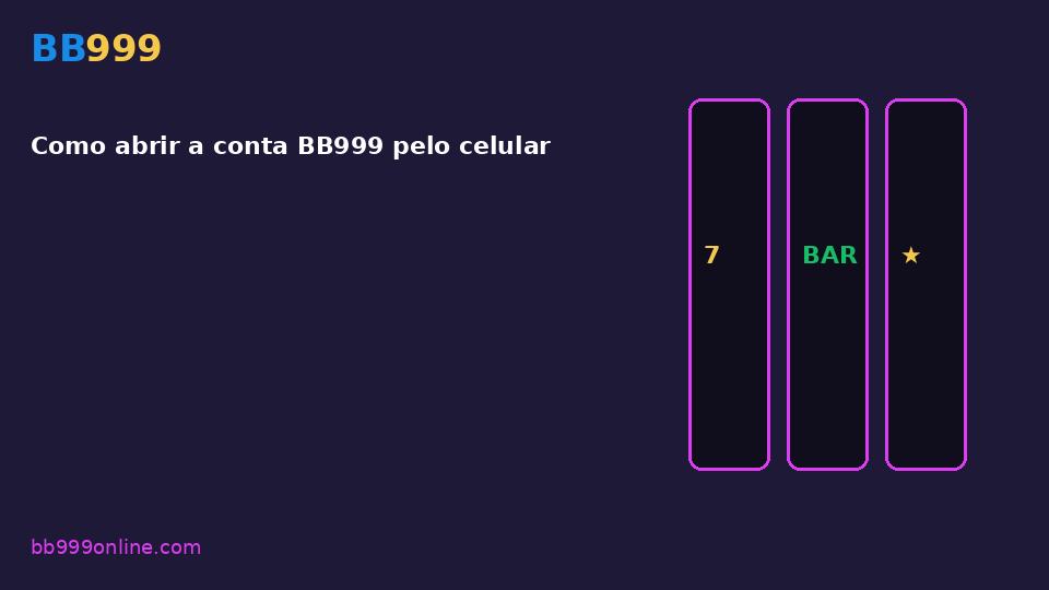 Como abrir a conta BB999 pelo celular — imagem do guia BB999