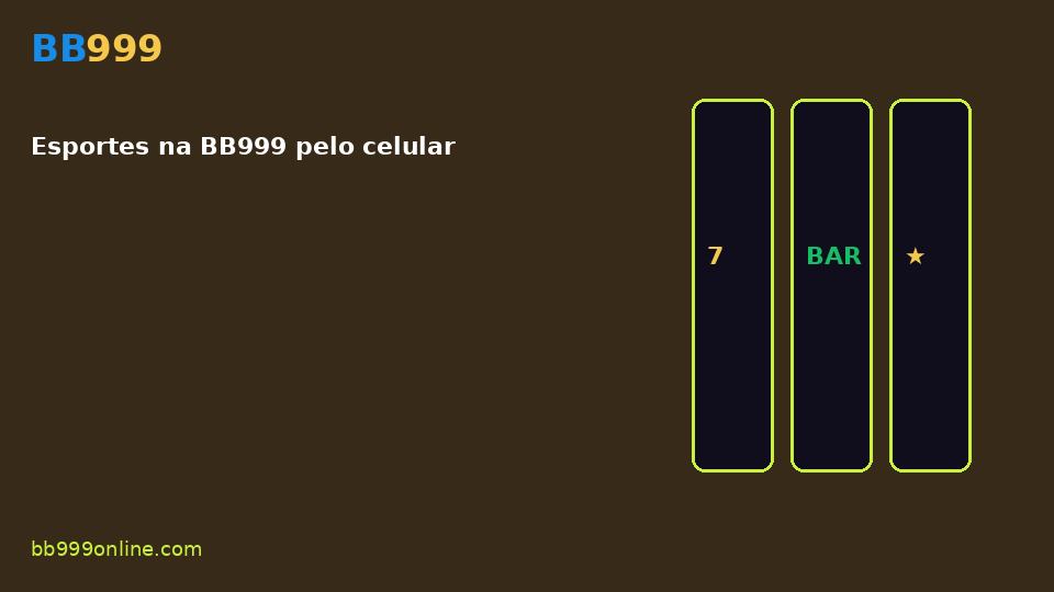 Esportes na BB999 pelo celular — imagem do guia BB999