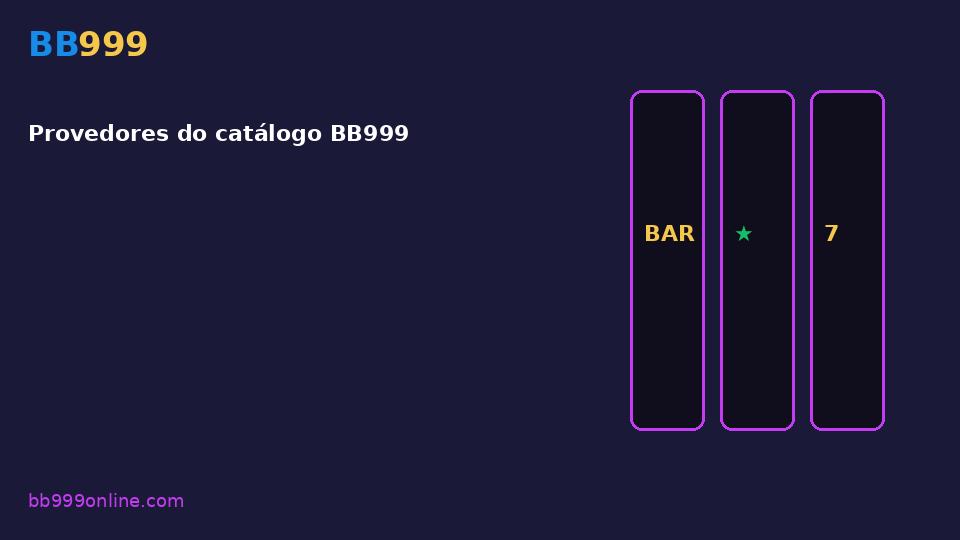 Provedores do catálogo BB999 — imagem do guia BB999