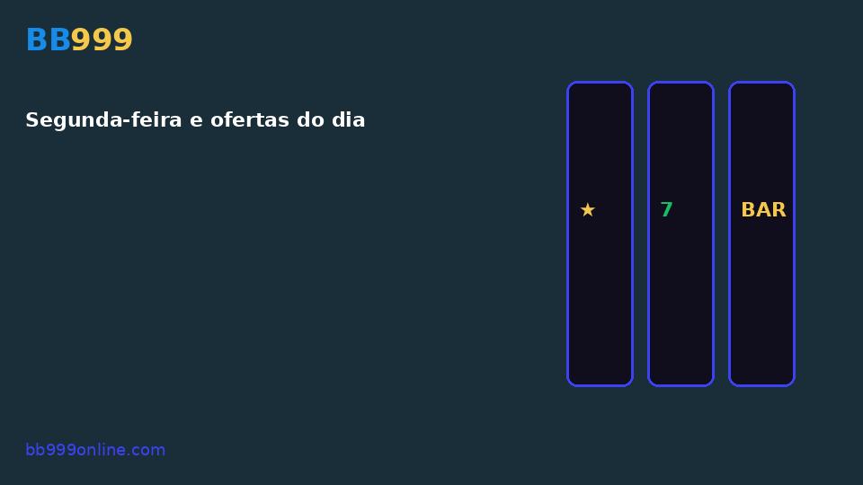 Segunda-feira e ofertas do dia — imagem do guia BB999