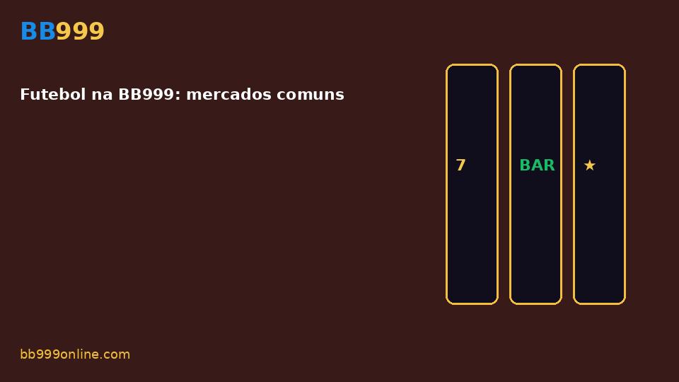 Futebol na BB999: mercados comuns — imagem do guia BB999
