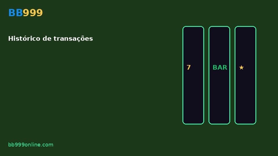Histórico de transações — imagem do guia BB999