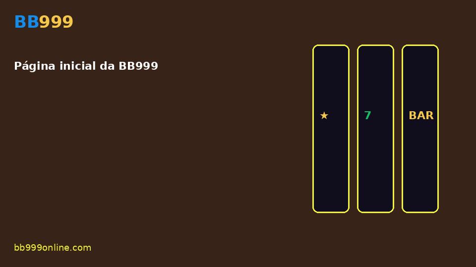 Página inicial da BB999 — imagem do guia BB999