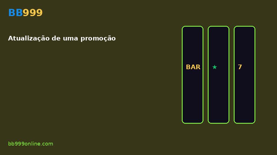 Atualização de uma promoção — imagem do guia BB999