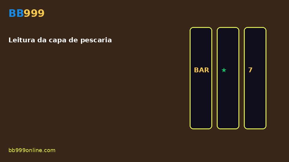 Leitura da capa de pescaria — imagem do guia BB999