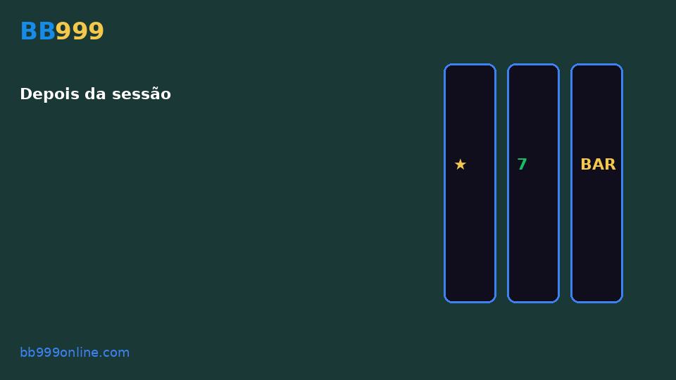 Depois da sessão — imagem do guia BB999