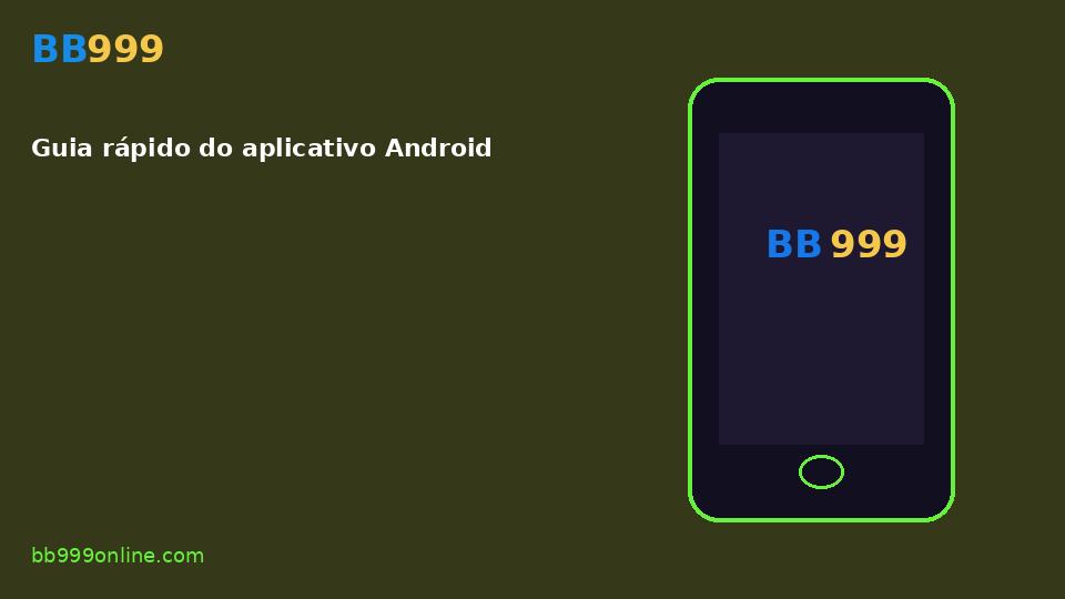 Guia rápido do aplicativo Android — imagem do guia BB999