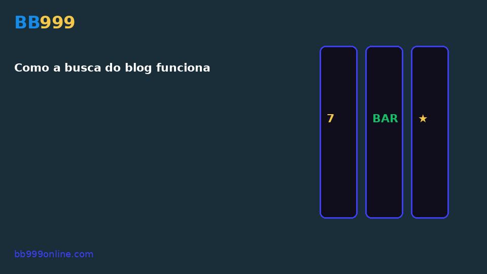 Como a busca do blog funciona — imagem do guia BB999