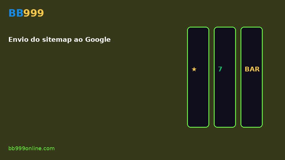Envio do sitemap ao Google — imagem do guia BB999