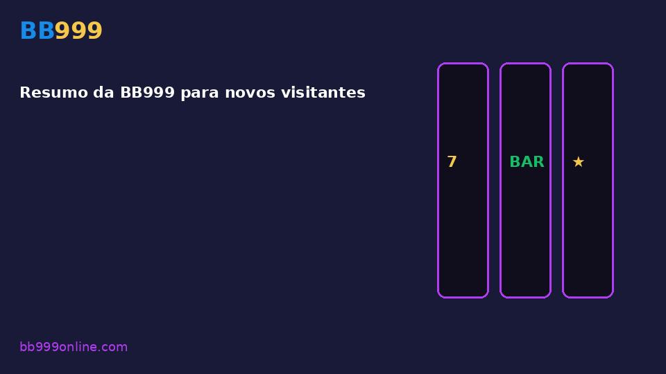 Resumo da BB999 para novos visitantes — imagem do guia BB999