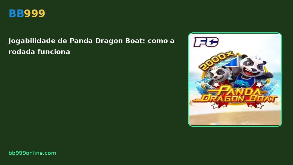 Panda Dragon Boat no catálogo BB999