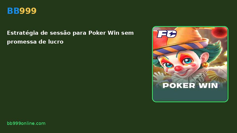 Poker Win no catálogo BB999